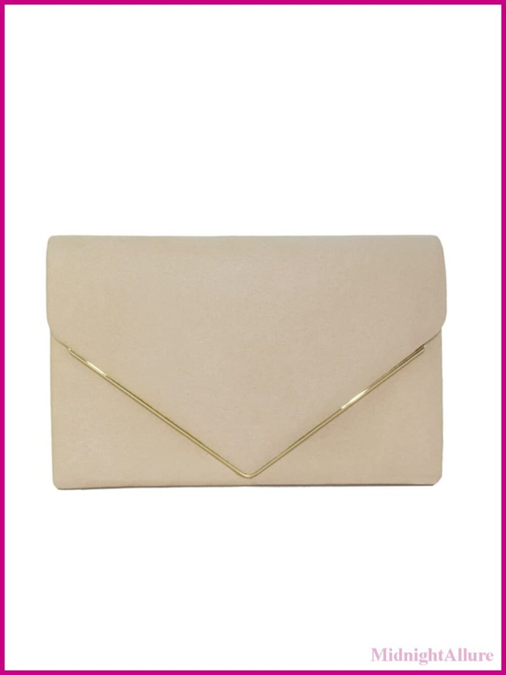 Small Classic Envelope Clutch Crossbody Evening Bag Detachable Chain